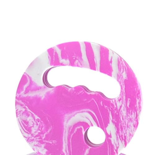 Menolana Water Exercise Discs Pool Resistance, Swim Discs Lightweight Buoyancy EVA Foam Aerobic Equipment for Water Workout Beach Pool - color: Pink White