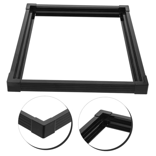Kisangel Fish Tank Protector Strip Double Design for Aquariums Easy Installation Edge Protector for Home and Commercial Use - size: 45.00X45.00X2.50CM