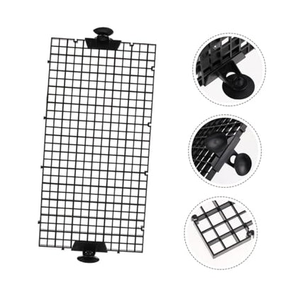 BESPORTBLE 1set Aquarium Divider Isolation Board Transparent Panels Cups for Fish Tank Separation Promotes Peaceful Environment Easy to Install Fits All - color: Black