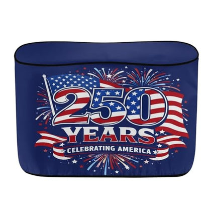 Howilath Celebrating Ameria 30Lb Dual Propane Tank Cover Heavy Duty 250Th Anniversary Gas Cylinder Cover All Weather Protection Trailer Accessories - color: 250Th Anniversary Celebrating Ameria, size: Medium(Double 30LB)