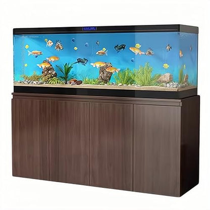 Aquarium Stand, Fish Tank Base with Shelves, Reptile Tank Stand, Height 75cm/29.5in, Two-Tiered, Storage Rack, Suitable for Living Room or Office(180x50cm/70.9x19.7in) - size: 180x50cm/70.9x19.7in