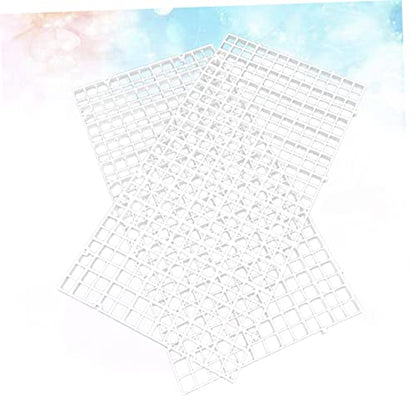 Toddmomy 6pcs Aquarium Isolation Panel Practical Fish Tank Divider Plate for Breeding and Separation Easy to Install White Crate for Aquarium Supplies
