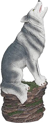 Hosley 160pk Bulk Buy Resin Wolf Decor Statue/Incense Cone Burner Smoking Wolf Holder12 Inch High Ideal for Spa and Aromatherapy Suggested for use with Hosley Brand Incense - color: Wolf * 160