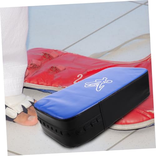 Thickened PU Taekwondo Kick Pad for Thigh Protection Curved Martial Arts Strike Shield Multipurpose Kickboxing and Thai Pads for Professional and Home Boxing Training