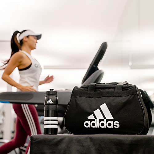 adidas Power Gym Bag – Lightweight Small Duffel, Black/Diablo, OSFA - color: Black/Diablo