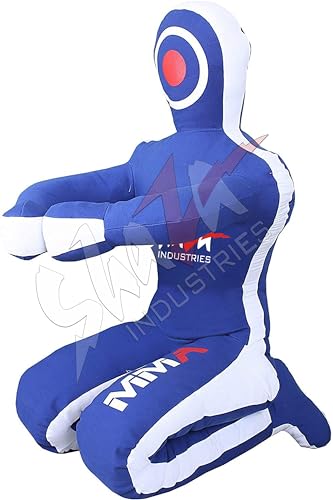 Shaza MMA BJJ Wrestling Submission Dummy Bag Unfilled SI 2145 - color: Blue, size: 72 inches| 180cm| 6 Feet