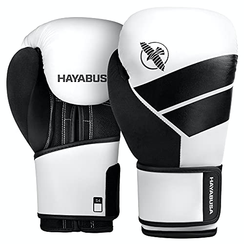 Hayabusa S4 Kids Boxing Gloves for Boys and Girls - color: White, size: 6oz