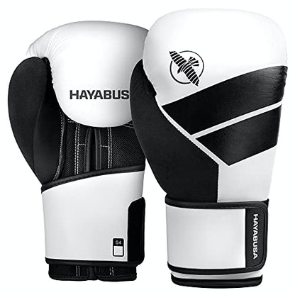 Hayabusa S4 Kids Boxing Gloves for Boys and Girls - color: White, size: 6oz