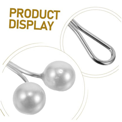 12pcs Elegant U-shaped Hijab Pins for Women Ethnic Style Scarf Clips with Fine Round Needles Versatile Brooches for Headwraps Lapel Shawls Party and Daily Wear Accessories