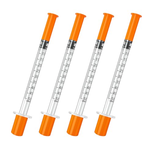 0.5mL 31G 5/16 Inch Jeringa, Individual Package 100 Pack - size: 0.5ml-31G-5/16", style: 100 Pack