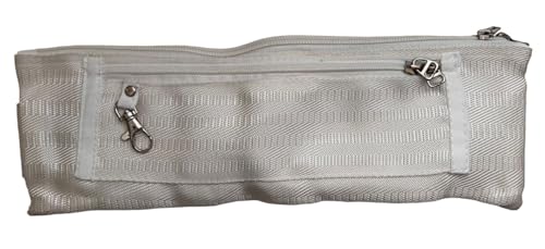 Generic Waist Belt for Mens Umrah Ihram and Hajj Ihram, Free-size and adjustable., Large, Off White