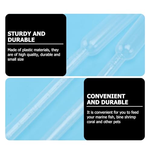 BESPORTBLE 10Pcs Shrimp Feeder Plastic Syringe Tubes 5Ml Manual Fish Feeding Tools for Aquarium Coral Fertilizer Feeders Suitable for Shrimp and Small Fish