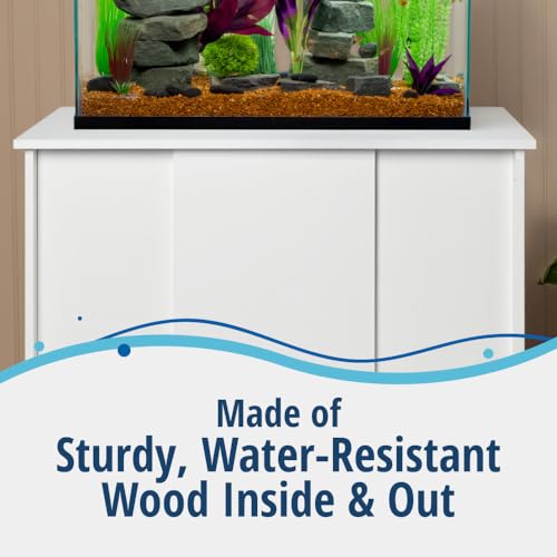 Tetra 40 Gallon Fish Tank Stand, Durable Water-Resistant Wood - size: 40 Gallon