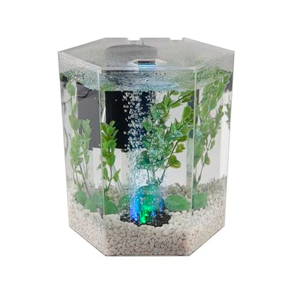 Tetra Bubbling LED 1 Gallon Starter Fish Tank Kit For Freshwater Fish - size: 1 Gallon