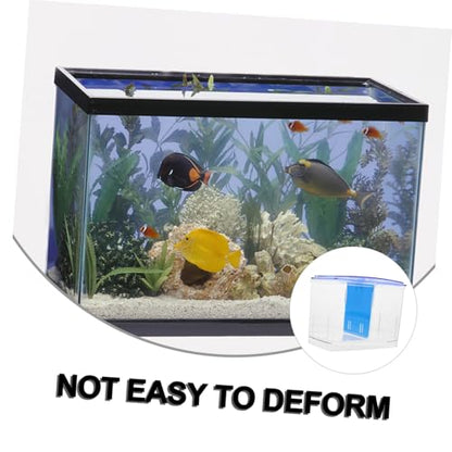 Abaodam Fish Breeding Box with Oxygen Supply Transparent Isolation Tank for Guppy Fry Fish Nursery and Shrimp Breeding Versatile Aquarium Accessory for Healthy Growth