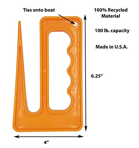 The APSI Store DaHook Fish Grabber - color: Orange