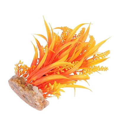 BESPORTBLE 3pcs Artificial Grass for Fish Tank Lifelike Aquarium Plant Decor Easy to Clean Beautiful Ornament for and Environment for Fish Safety