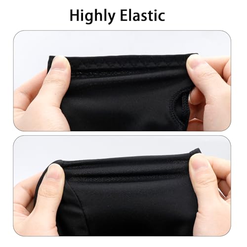 Cooling Shawl Arm Sleeves,Sun Protection with Finger Hole Anti-UV Women's tops,Comfortable Ladies Cooler Shrug - color: Black