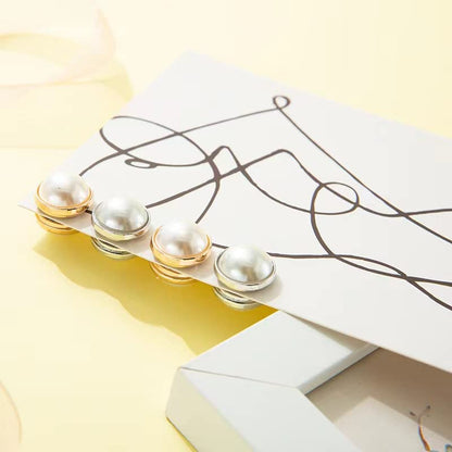 Strong Pearl Safety Magnetic Hijab Pins for Clothes Scarves Niqab Magnet for Women Girls
