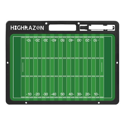 Football Dry Erase Board for Coaches 16.5×12.5, Double Sided Handheld Foldable Tactics Clipboard with Dry Erase Marker and Eraser, Portable Football Coaching Board Perfect Coach Gifts