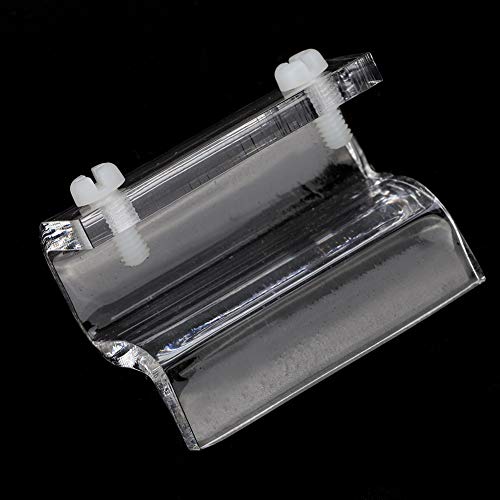 Aramox Acrylic Clip Holder Support Clamp for Aquarium Glass Cover, Sturdy Bracket for Fish Tank, Holds 6-12mm Glass, AquariumFish Tank Accessory