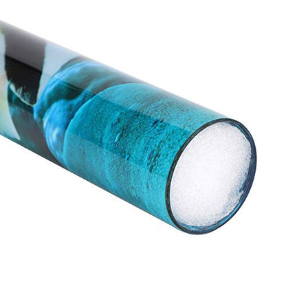 Background Poster Decorative Sea World Paintings PVC Sticker Landscape for Aquarium Fish Tank (91 * 50cm) - size: 91*50cm