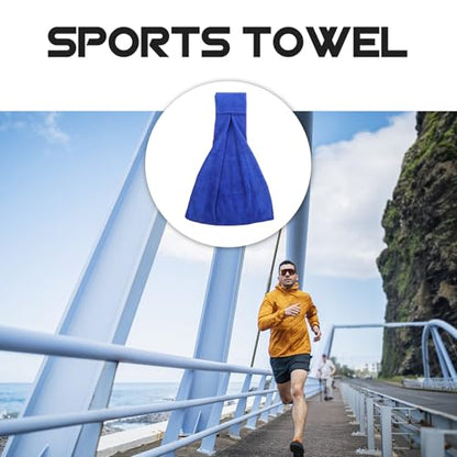 minkissy Portable Gym Towel Sweat-Absorbent Sports Towel Quick Dry for Workout Fitness and Outdoor Use Navy
