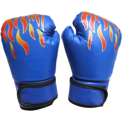 Sosoport 1 Pair Kickboxing Children's Boxing Gloves Glove Mittens Boxing Gloves Boxing Gloves for 3-8 Years - color: Blue