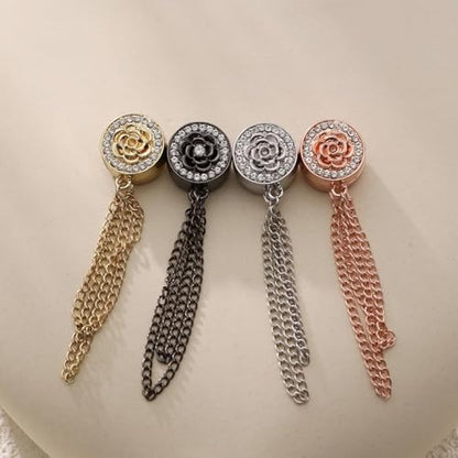 Magnetic Clothing Clips, Strongest Magnetic Strength Buttons Clips, High Powerful Hijab Magnets, Colorful Pinless Clothes Hijab Magnets Pins
