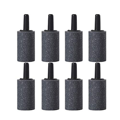 Aquarium 50 Feet Standard 3/16" Black Flexible Airline Tubing | Black Plastic Connectors, For Fish Tank, Terrariums, Hydroponics - size: 50 Feet with connectors