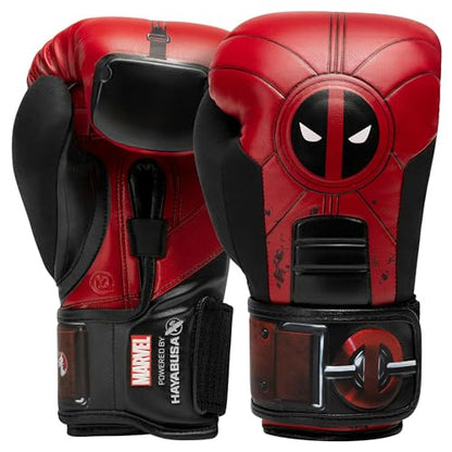 Hayabusa Marvel Hero Elite Boxing Gloves for Men and Women - color: Deadpool, size: 16oz