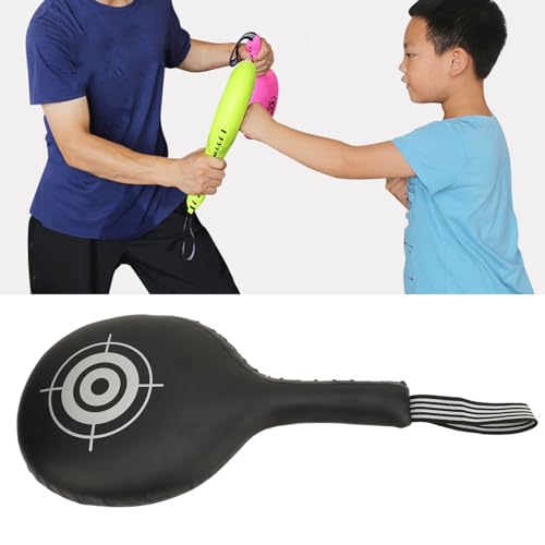 Boxing Target Paddle, Kickboxing Striking Target Pad, Martial Arts Training Equipment for Tae Kwon Do Karate Kickboxing Martial Arts Training - size: Black