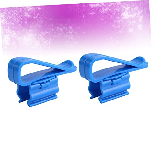 2pcs Aquarium Filtration Hose Holder Water Clip for Fixing Tropical Fish Tanks Compact and Convenient Soft Tube Clamp for Cleaning and Water Changes