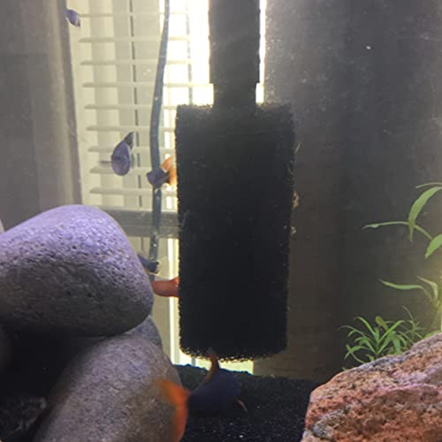 6 Pack 5.9″ x 2.6 Inch Aquarium Pre-Filter Sponges Foam Filter | Cartridges with 0.8" Inner Hole - size: 6 PCS