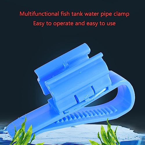Aquarium Hose Bracket, Fish Tank Fixing Clip, Water Hose Bracket, Multi-Functional Adjustable Clip, Barrel-Shaped Aquarium Hose Bracket, Aquarium Air Pump Accessories