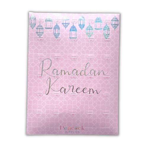 Ramadan Chocolate Countdown Calendar - Pink & Glitter