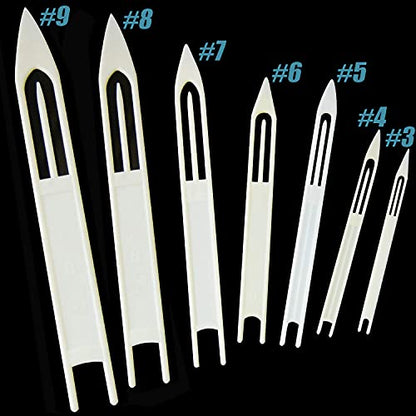 7pcs Netting Needle Shuttles Fishing Net Repair Sewing Weaving Needles Kit | Portable Plastic Fishing Net Mending Needles Tool