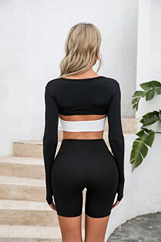 Cooling Shawl Arm Sleeve Sun Protection Women's tops for Golfing,Riding,Driving - color: Black, size: X-Large