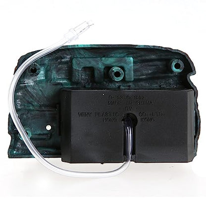 Aquarium Ornament Pirate Captain, Skeleton Seaman Landscape Fish Tank Decor, Undersea Air-Driven Aquatic Ornament Decorations for Home Fishing Tank/Arts Crafts/Decorating（Green）