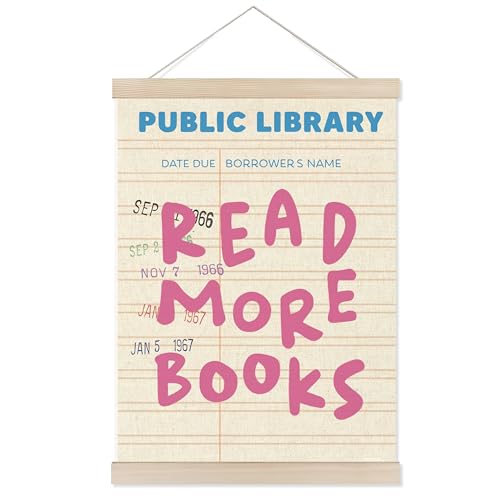 Welshower Reading Nook Corner Room Decor Poster Hanger Frame, Funky Y2K Preppy Read More Books Bookish Wall Art Prints Decor for Library Book Nook Corner Room Classroom Framed, 12x16 Inch - color: Nursery Wall Art 20