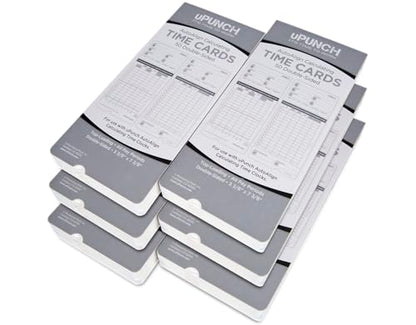 300 uPunch Time Cards for HN4000 AutoAlign Calculating Time Clocks - style: 300 uPunch Time Cards