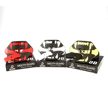 Football Mouth Guard Double Braces Mouth Guard Upper and Lower Teeth Protection Mouth Guard No Boil-Instant Fit for Youth and Adults(Yellow) - color: Yellow