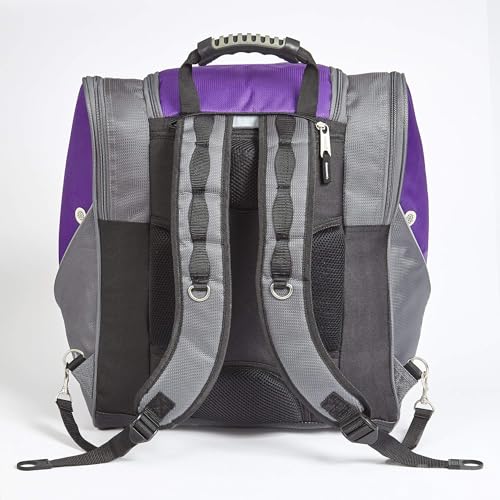 Athalon Everything Boot Bag/Backpack - color: Gray/Purple