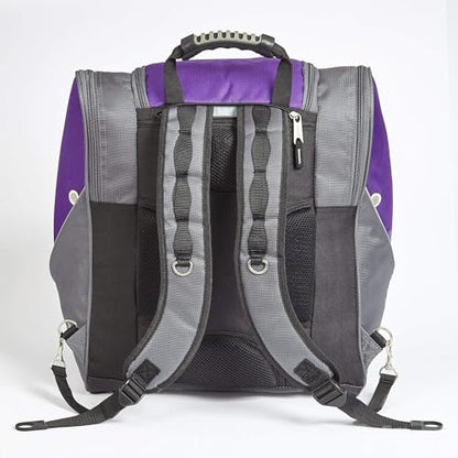 Athalon Everything Boot Bag/Backpack - color: Gray/Purple