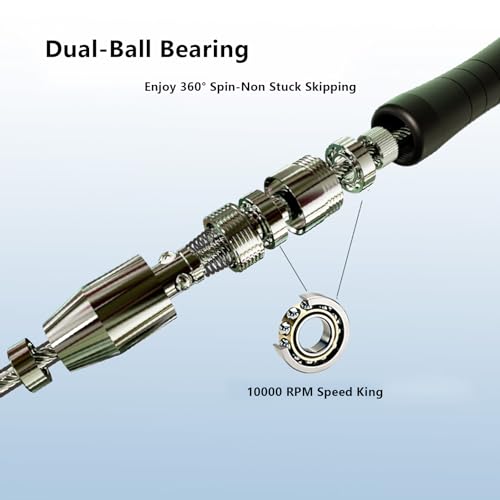 Speed Ropes Jump Rope For Men/Women-Tangle-Free-Self-Locking Screw-Free Design - color: Red