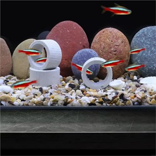 25 Sets Aquarium Water Plant Fixed Rings with Cotton Lining and Basket for Decoration