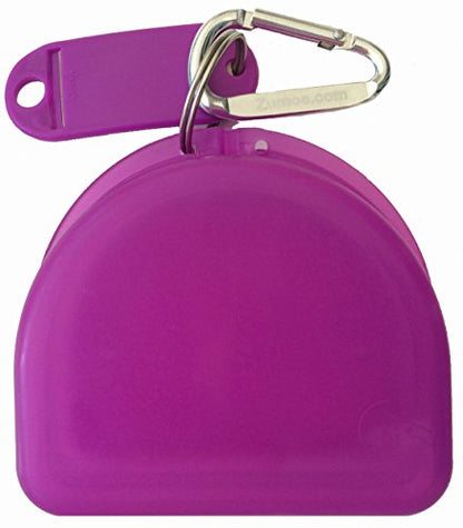 Field Hockey Case for Mouthguards, Retainers - Winning Team - Purple - color: Purple