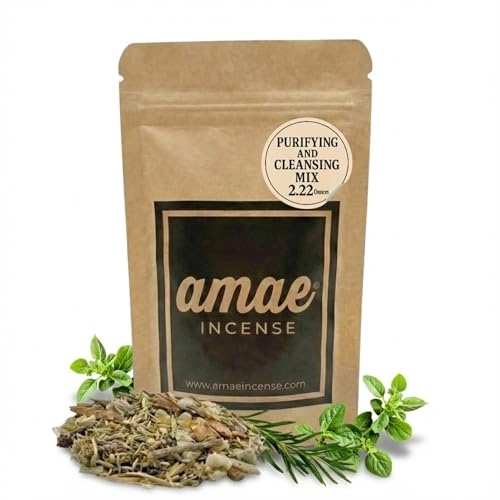 Loose Incense with Natural Resin, Sage, Rosemary, Purify Mix 2.22 oz - color: Purify, size: 2.22 oz