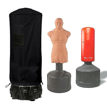 Freestanding Punching Bag Cover - Outdoor Waterproof, Standing Heavy Bag Protective Cover for Boxing Bag - size: 43.3"H x 28"D