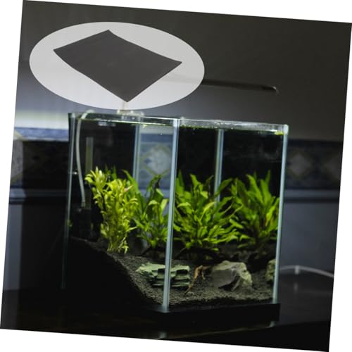 2pcs Thickened Nonslip Aquarium Pad Cushioning Mat for Fish Tank Bottom Heat Preservation Water Absorption Easy to Cut for